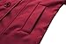 ZSHOW Women's Long Sleeves Outwear Double Breasted Dress Jacket Trench Coat(US L)Wine Red