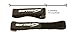 Softride SoftWraps, All Purpose Hook and Loop Tie Down Cinch Straps, Reflective Dots Included, Black, 16x1-inch, 4-Pack (26619)
