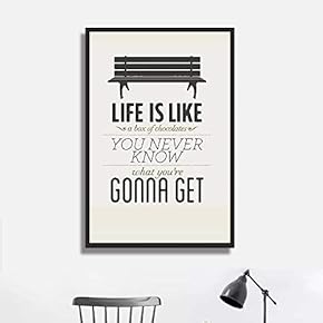 Framed Canvas Wall Art for Living Room, Bedroom Quotes Canvas Prints for Modern Home Decoration Ready to Hang - 16"x24" inches