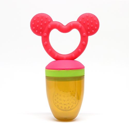 Mimosa Designs Feeder and Teether (Red, pink and Green)