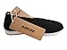 Aircee Men Chinese Traditional Old Beijing Shoes Kung Fu Tai Chi Rubber Sole Shoes Black (11.5 M US Women / 10 M US Men, Black ~ Round Mouth)