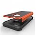 AGRIGLE Shock- Absorption/High Impact Resistant Hybrid Dual Layer Armor Defender Full Body Protective Cover Case Compatible with iPhone 5/5S/SE(2016) (Orange)