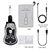 Kithouse B6 Guitar Headphone Amplifier Mini Plug Guitar Amp Bluetooth Receiver Rechargeable For Electric Travel Pocket Guitar With Reverb/Chorus/Flanger/Overdrive/Wow Wah 5 Guitar Effects(Silver)