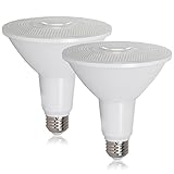 Maxxima PAR38 LED Indoor / Outdoor Warm White Light Bulb 1200 Lumens 15 Watts 120 Watt Equivalent 3000K 90 CRI Dimmable Energy Star Flood Light (2 Pack)