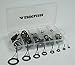 75 Pcs 8 Size Spinning Rod Guides Ceramics Tips Stainless Steel Carbon Guide Repair