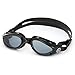 Aqua Sphere Kaiman Swim Goggles with Tinted Lens (Black). UV Protection Anti-Fog Swimming Goggles for Adults