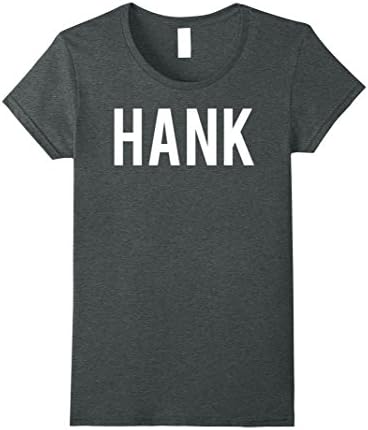 Womens Hank T Shirt - Cool new funny name fan cheap gift tee XL Dark Heather
