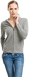 Women's Grey Zip Hoodie - 100% Cashmere - by Citizen Cashmere