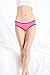 Celamirio Women's Bow Crotchless Pearl Thong Panties Underwear 3 Pack S