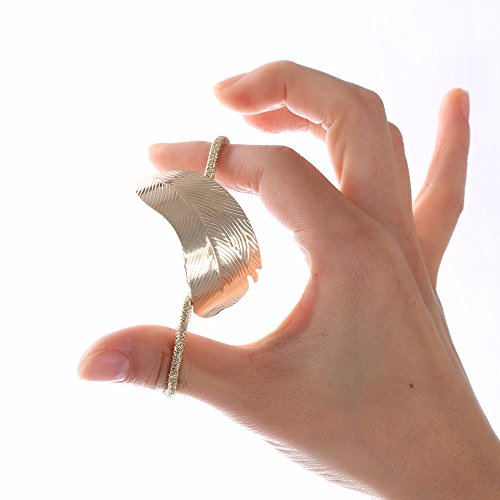 Coobbar 2Pcs Women Leaf Elastic Hair Band Rope Headband Elastic Ponytail Holder - Thumbnail 7