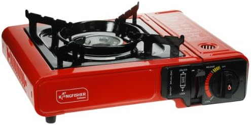 Portable Gas Stove Red And Black