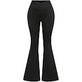 SOLY HUX Girl's Flare Leggings Elastic High Waisted Bell Bottom Workout Yoga Pants