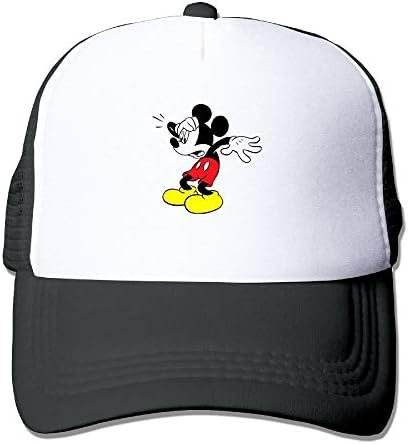 Shenigon Frightened Mickey Mouse Sun Protection Adjustable Caps Cooling Mesh Hat Black