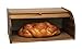 Lipper International Acacia Wood Rolltop Bread Box, 16