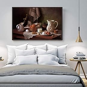 Floating Framed Canvas Wall Art for Living Room, Bedroom Still Life Canvas Prints for Home Decoration Ready to Hang - 16x24 inches