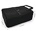 Orchidtent Portable Travel Storage Carrying Case Cover Skin Pouch Bags for Bose Sound Touch 10 Wireless Speaker Wireless Music System with Handle Straps and Adapter Power Pocke(Black)