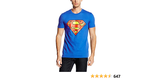 DC Comics Men's Superman Logo T-Shirt 