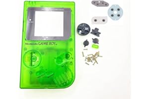 JMXLDS New Full Housing Shell Cover Case Pack with Screwdriver for Gameboy Classic/Original GB DMG-01 Repair Part-Clear Green