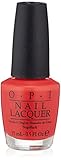 OPI Nail Lacquer, Red My Fortune Cookie, 0.5 fl. oz.