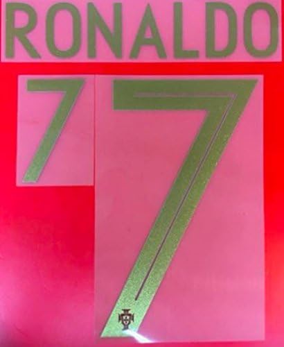 ProPrint Ronaldo 7 name print,kit and set for the Portugal Jersey 2018