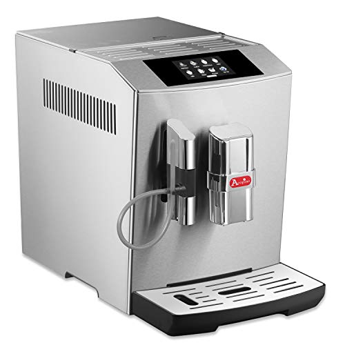 Acopino Modena ONE Touch Display Kaffeevollautomat mit Milchsystem, Cappuccino und Espresso auf Knopfdruck…