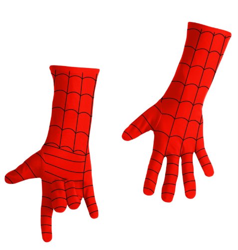 Disguise Men's Marvel Spider-Man Adult Gloves Deluxe Costume Accessory