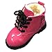 AMA(TM) Toddler Baby Girls Boys Leather Flat Pumps Snow Ankle Boots Shoes
