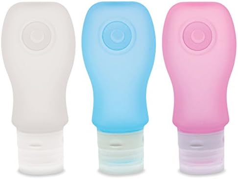 Beckly Silicone Bottles Travelers Set- Travel bottles- TSA Carry-On approved-BPA Free-Use on the airplane, Hotel room, or in your kitchen-For your lotions, gels, oils,soaps, shampoos, moisturizers and creams-Leak Free and safe for your carry on luggage or suitcase and duffel bag-Perfect travel accessory-great addition to your luggage set- Suction cup for use on Hotel Shower and Bathroom wall- Great Bath and Shower accessory-Perfect holiday gift-Backed by the famous beckly guarantee!
