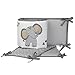 Lambs & Ivy Jungle Safari Gray/White Elephant 4-Piece Baby Crib Bumper Pads