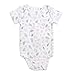 aden by aden + anais short sleeve body suit; floret; 3-6M
