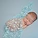 Fashion Newborn Photo Props14 Colors to Choose from Floral Lace Layers (Light Blue)