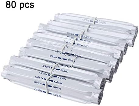 eletyuty 80 Pieces/Box Wet Alcohol Cotton Swabs Double Head Cleaning Stick for IQOS 2.4 Plus for IQOS 3.0 Lil/LTN/HEETS/GLO Heater