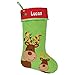 DIBSIES Personalized Quilted Christmas Stocking (Reindeer)
