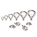 M3X9 304 Stainless Steel Screw Rings Lug Screws Lifting Rings Eyebolts Ring Screw Lug Screws Lifting Rings Eyebolts Ring Screw 10PCS