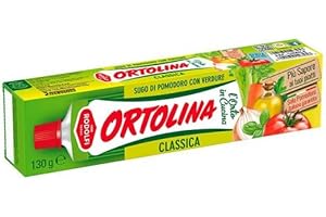 Ortolina, italian tomato souce with vegetables. 10 tubes 4.6 oz (130 gr)L8