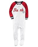 Carters Baby Boys Snug Fit Cotton Footie Pajamas (2T, Baseball Hunk)