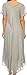 Sakkas 16603 - Egan Long Embroidered Caftan Dress/Cover Up with Embroidered Cap Sleeves - LightGrey - OS