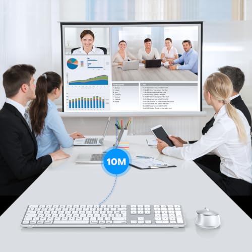 OMOTON Wireless Bluetooth Keyboard and Mouse Kit for Mac, Rechargeable Keyboard and Mouse with 3 Bluetooth Channels for Apple Mac Pro/Mini, MacBook Pro/Air, iMac, iMac Pro, French AZERTY, Silver