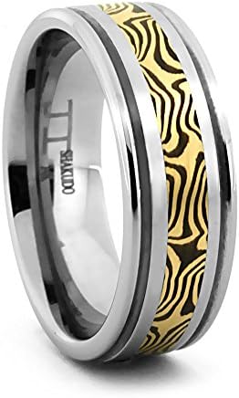 BENGAL Tungsten and Mokume Gane Ring by Jewelry Innovations - 10