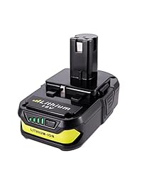 Batería de iones de litio para Ryobi 18 V, 2,0 AH, P102, P104, P102, P103, P107, P108