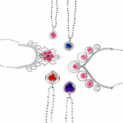 image for Original Color Jewelry Toy,62 Pieces Princess Pretend Jewelry Toy Play