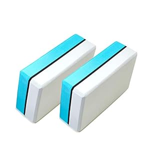 Haining Non-Slip Yoga Block (2 Pack) High Density EVA Foam Block for Yoga, Pilates, Meditation, Workout, Fitness & Gym