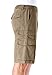 Ranger Side-Elastic Cargo Shorts, Dark Khaki Big-48