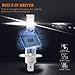 TUINCYN 1600Lm H1 LED Fog Light Bulbs Replacement 6500K White Extremely Bright High Power 80W CSP Chips DRL Daylight LED Bulb DC 12V-24V (2-Pack)