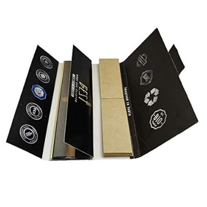 BEST King Size PREIMUM Hemp Paper with 5 BOOKLETS Each 32 Leafs and Roach