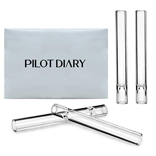 PILOT D Quartz Tube Greens Straw 3.6" Filter Accessories × 4 (1 Hit)