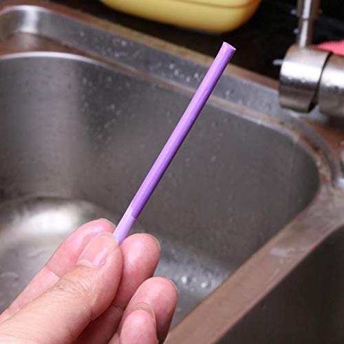 12Pcs Sani and Sticks Oil Decontamination Drain Cleaner Sewer Cleaning Rod for KitchenToilet Bathtub Convenient Sewer Hair Clear - Thumbnail 2