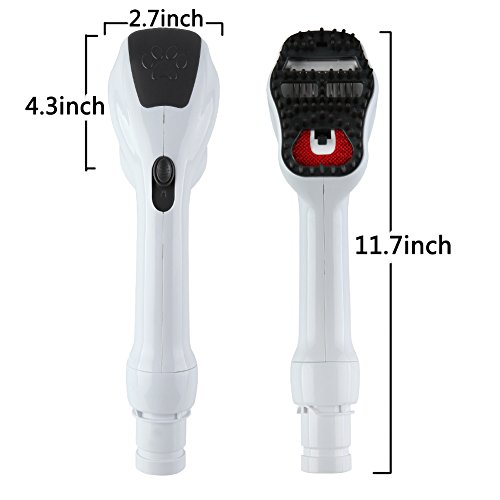 EZ SPARES Pet Grooming Cleaning Tool Replacement for Dyson V6 DC35,Dog Cat Animal Pet Attachment Massage Handheld Brush Electrostatic Absorption Vacuum Cleaner Instruction,for Dyson Brush Accessory - Thumbnail 5