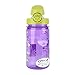 Nalgene Kids On The Fly Water Bottle, Leak Proof, Durable, BPA and BPS Free, Carabiner Friendly, Reusable and Sustainable, 12 Ounces, Purple Hoot