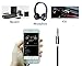 Cone® 6.6Ft Nylon Premium Aux Cable ,Gold Plated Connectors, Auxiliary Audio Cable for Car / home Stereos,Headphones,iphone,Computer,Speaker,MP3 Players ( Black )